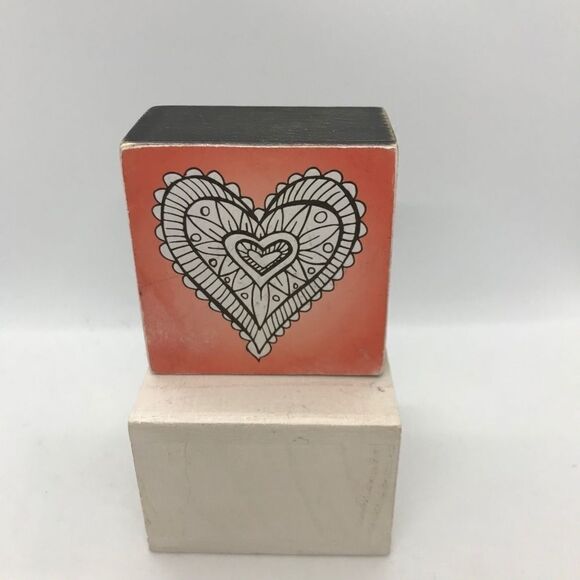 Heart Self Sitter Motivational Sign Gift NWT - Picture 2 of 14